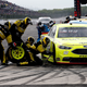 Ryan Blaney’s Cup Series crew at Pocono Raceway in June.